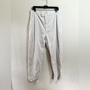 Rachel Comey wide wale corduroy solus pants size 10 ivory white new high rise